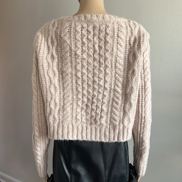 Jenni Kayne Cream Cable Knit Sweater - Picture 7 of 12